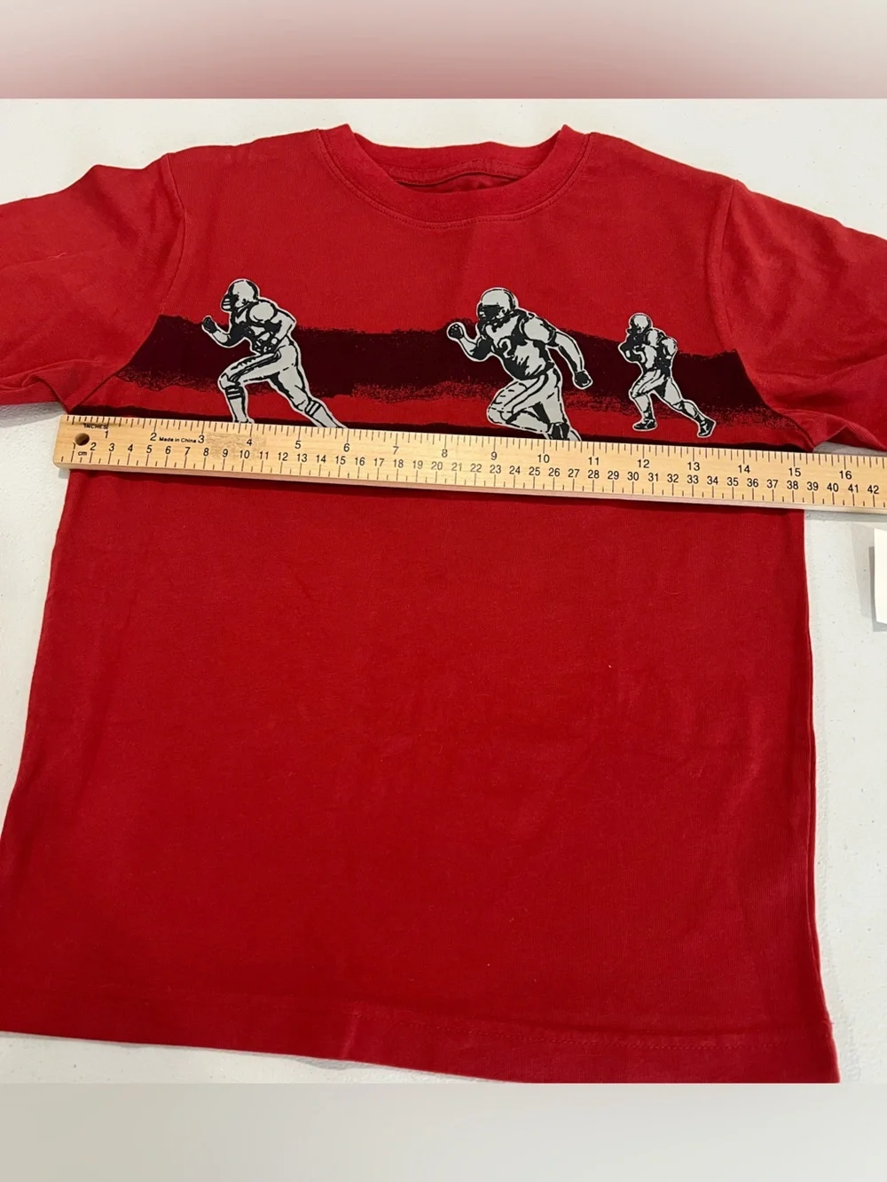 Gymboree Red Kids Football Graphic Tee 6